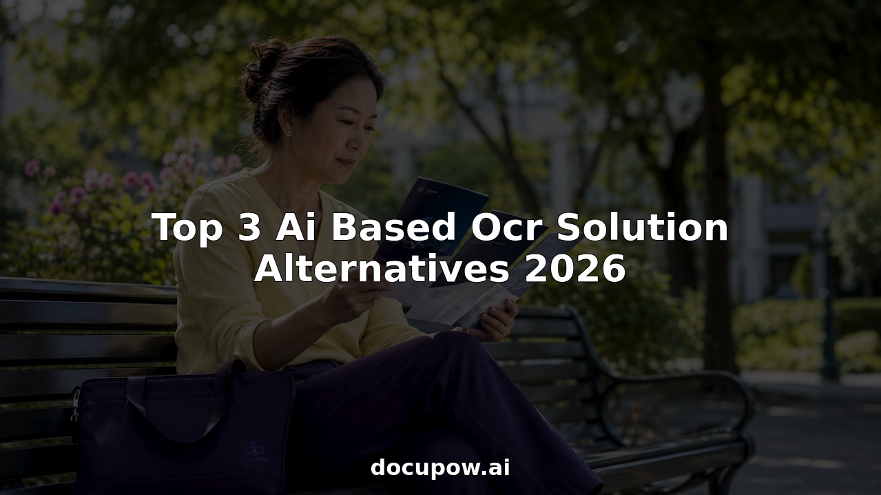 Top 3 Ai Based Ocr Solution Alternatives 2026
