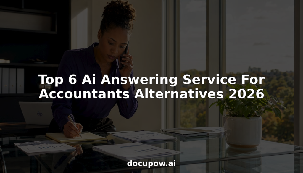 Accountant managing client calls and documents in office