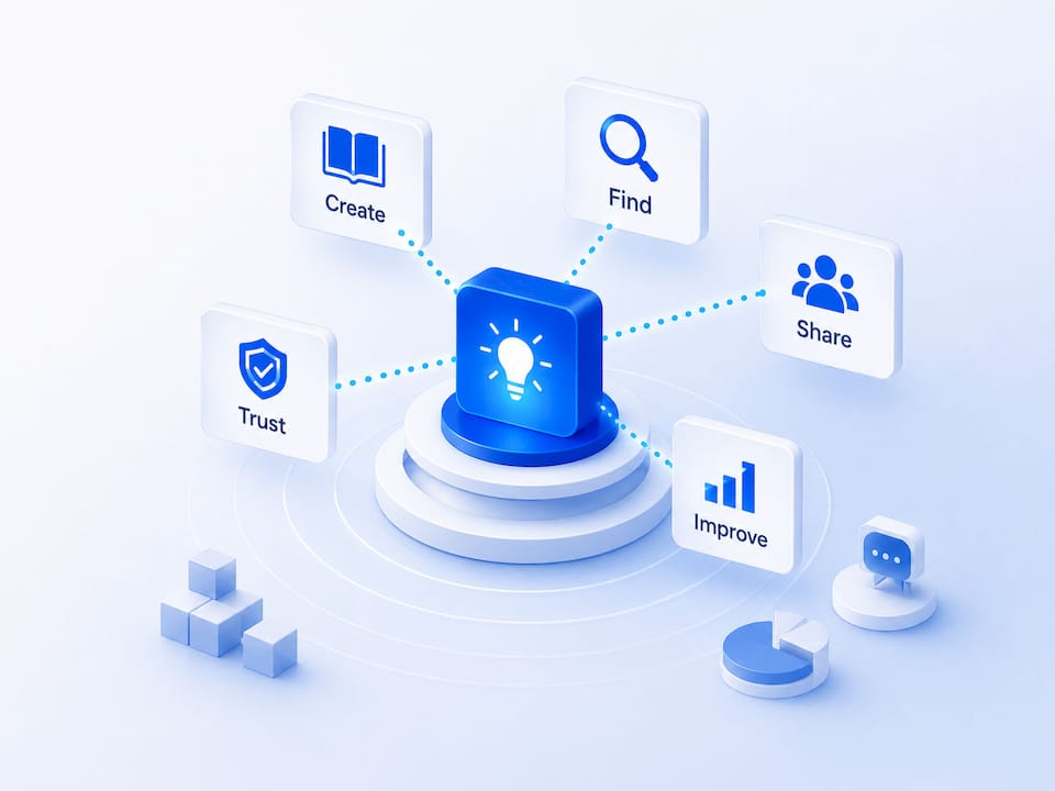 Hands adjusting AI knowledge management hardware