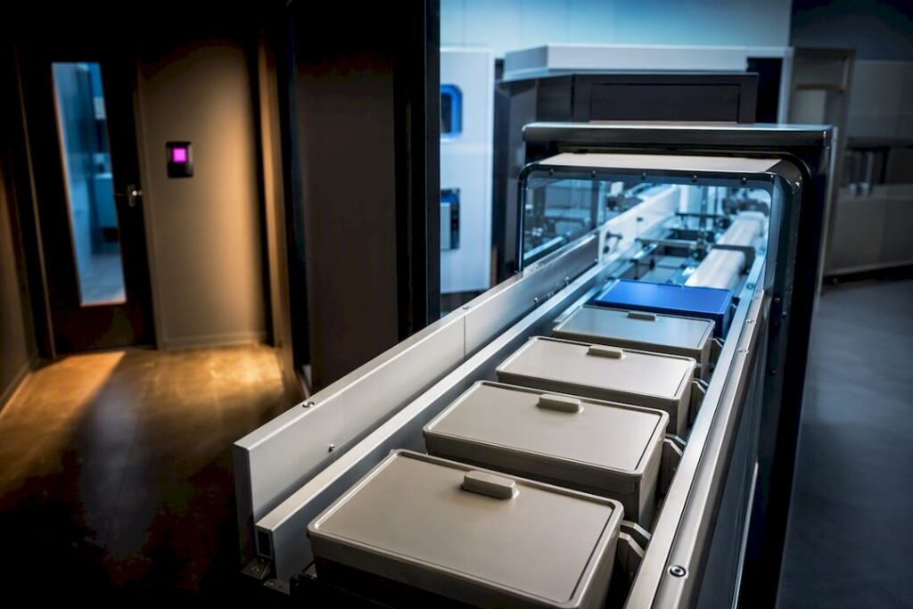 Secure facility processing sensitive documents