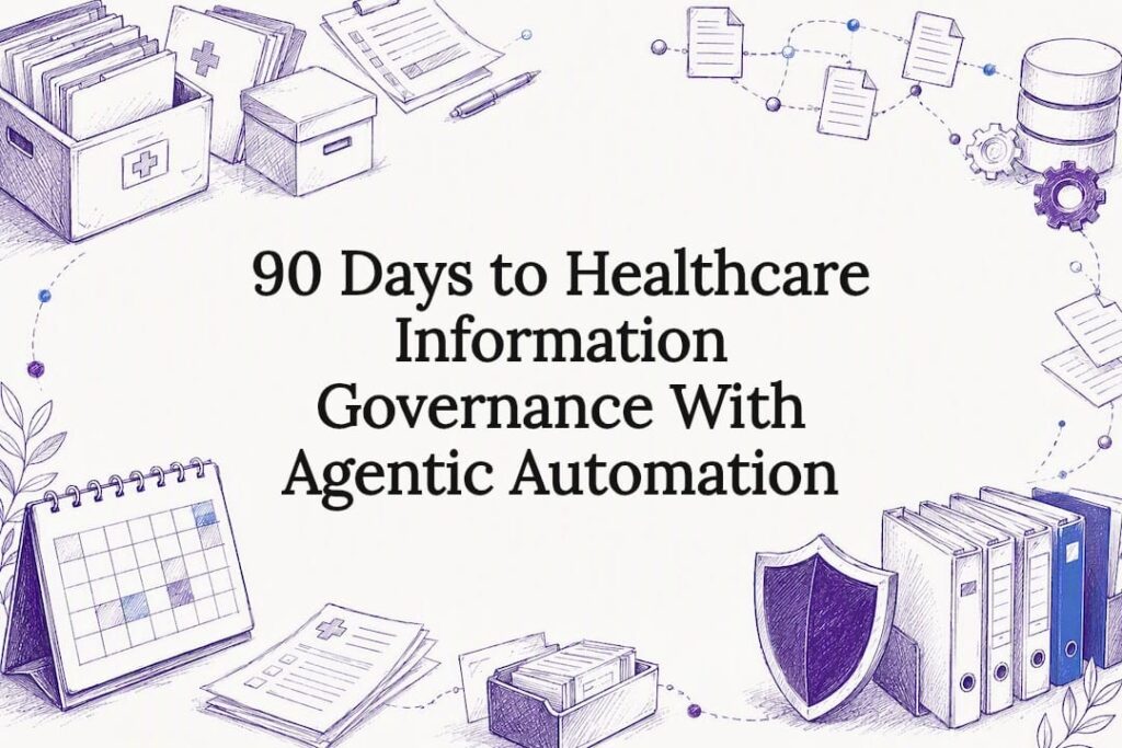 Healthcare information governance title card