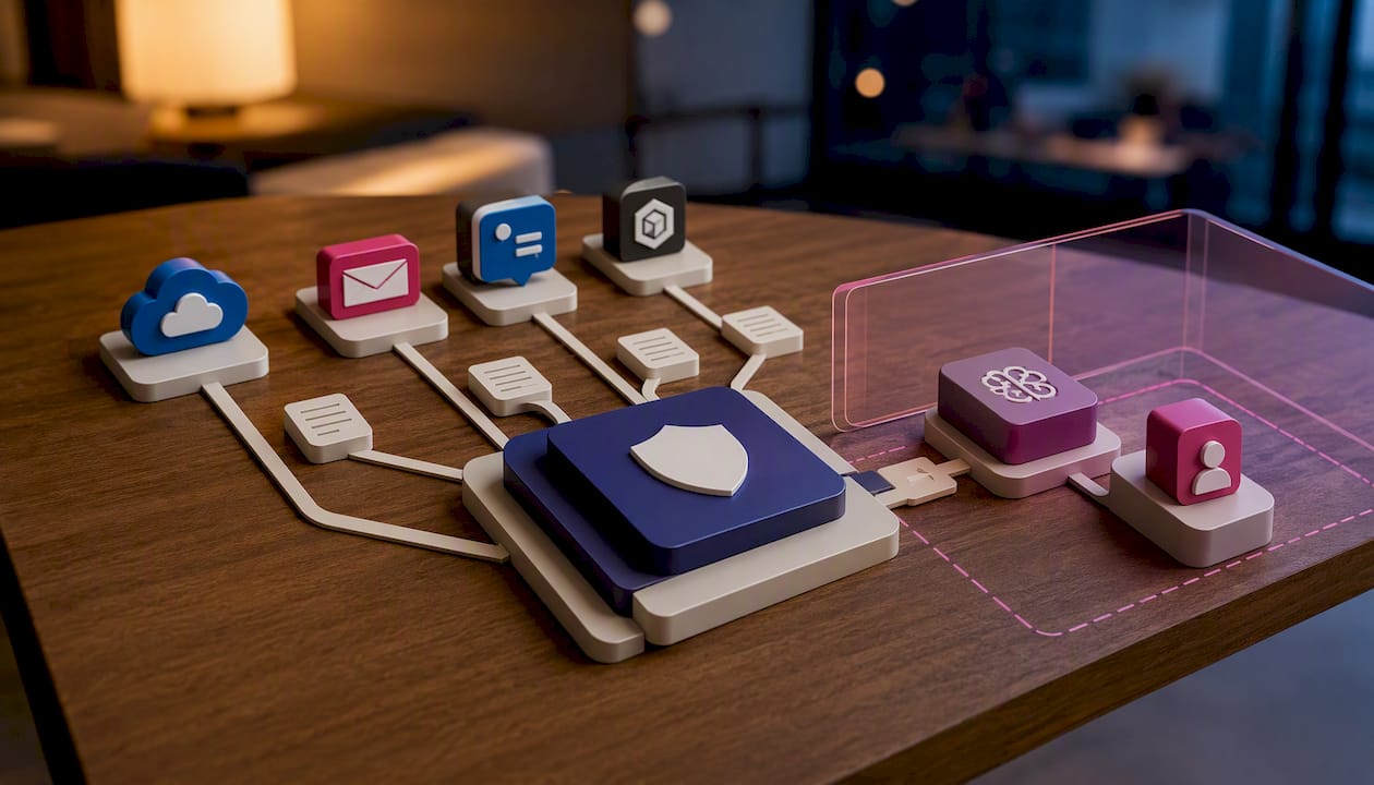 AI and cloud information governance flow