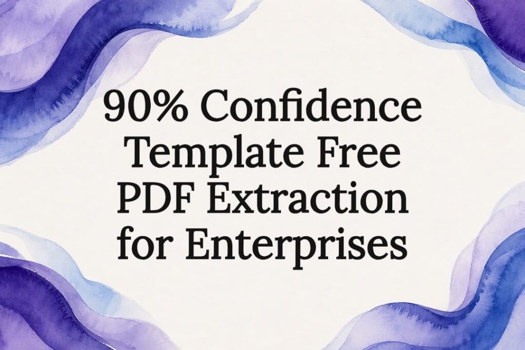 Decorative enterprise PDF extraction title card