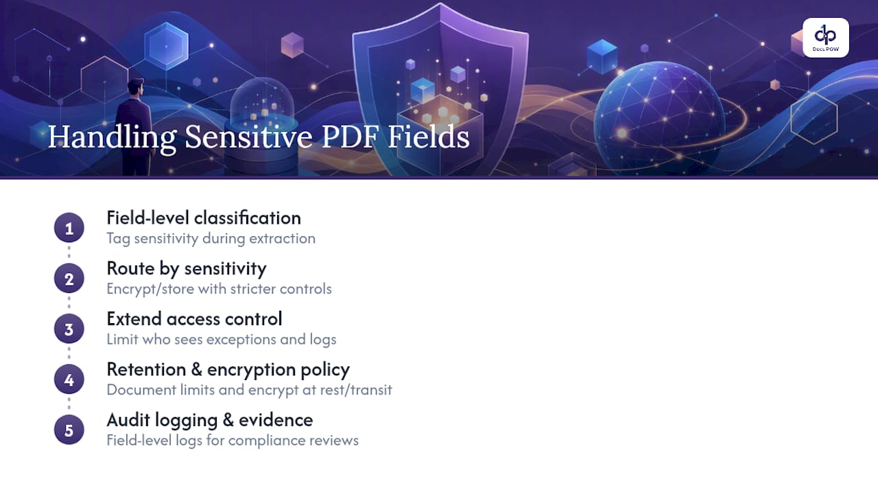 How Should You Handle Sensitive Data in High-Volume PDFs? — overview diagram