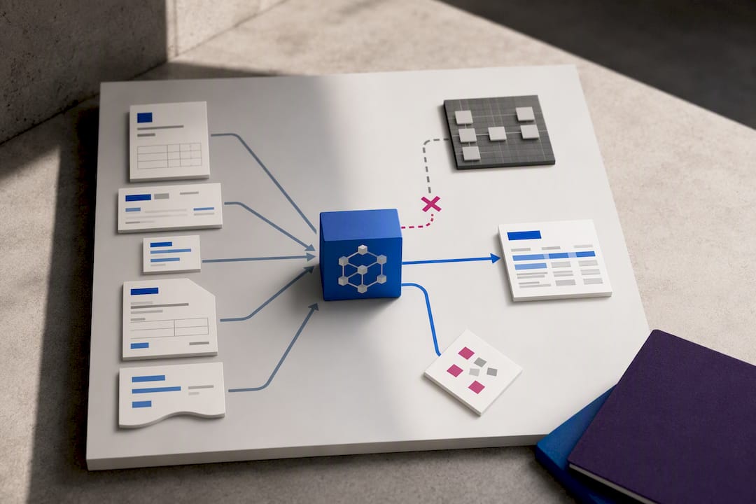 Template-free agentic invoice extraction process