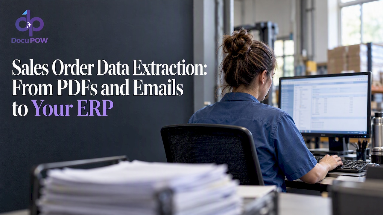 Sales Order Data Extraction: From PDFs and Emails to Your ERP