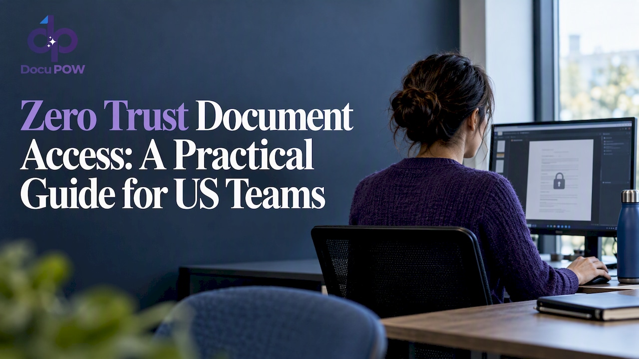 Zero Trust Document Access: A Practical Guide for US Teams