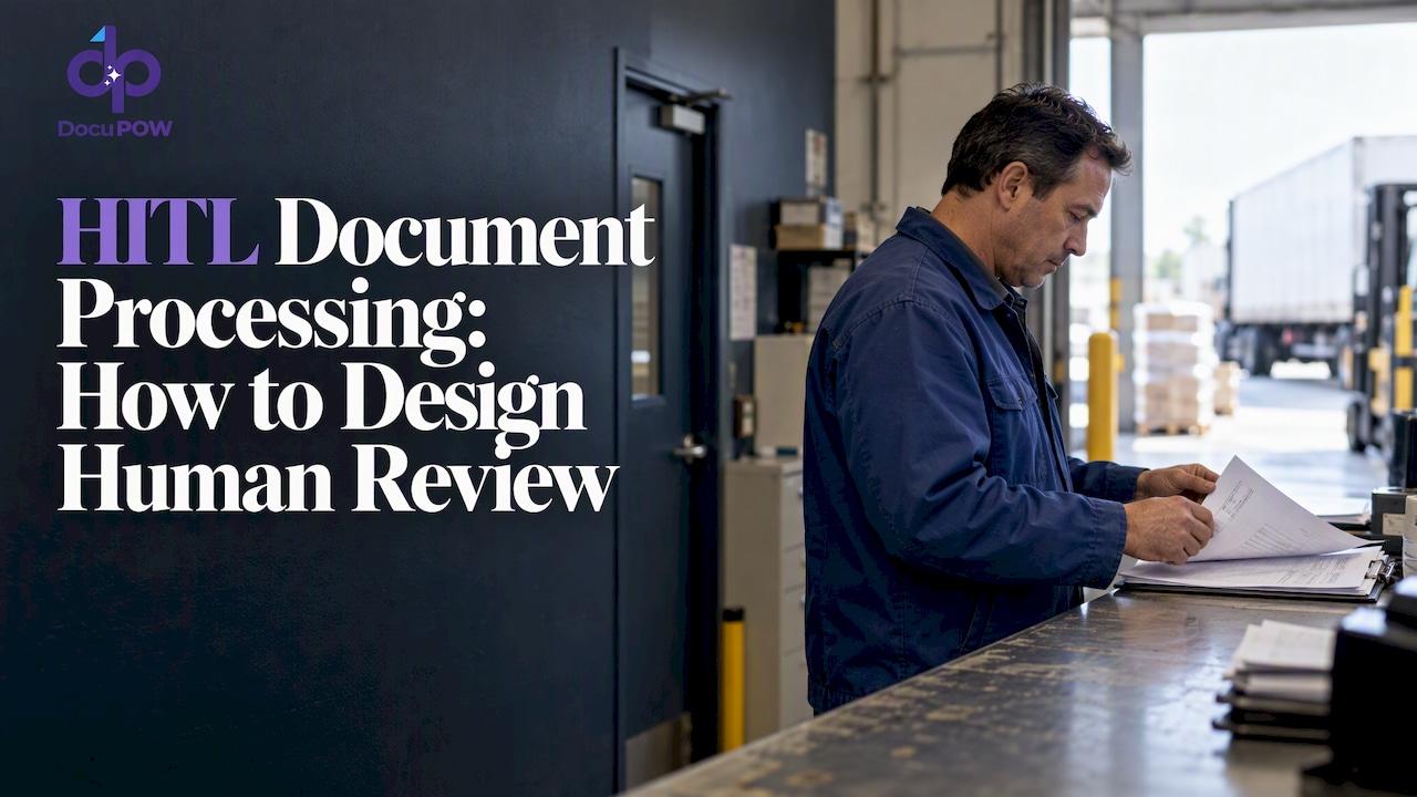 HITL Document Processing: How to Design Human Review