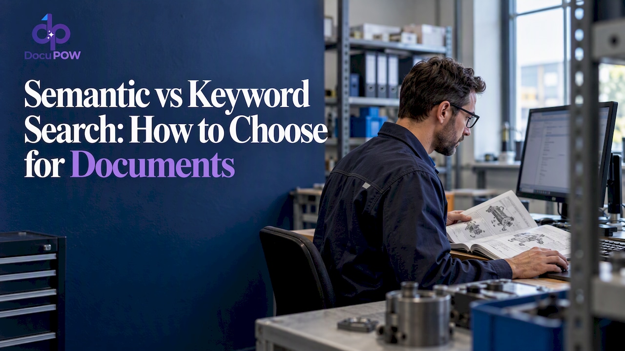 Semantic vs Keyword Search: How to Choose for Documents