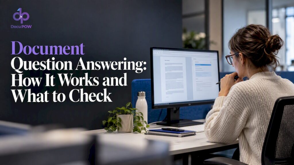 Analyst checking an answer against its source